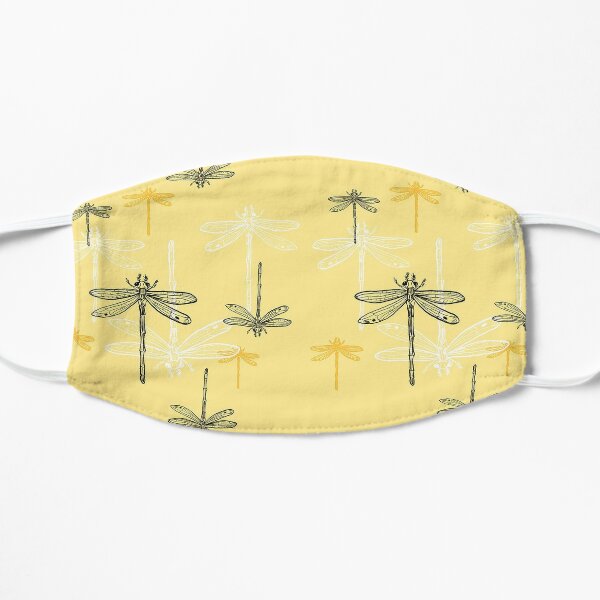 Dragonfly _ yellow theme Flat Mask