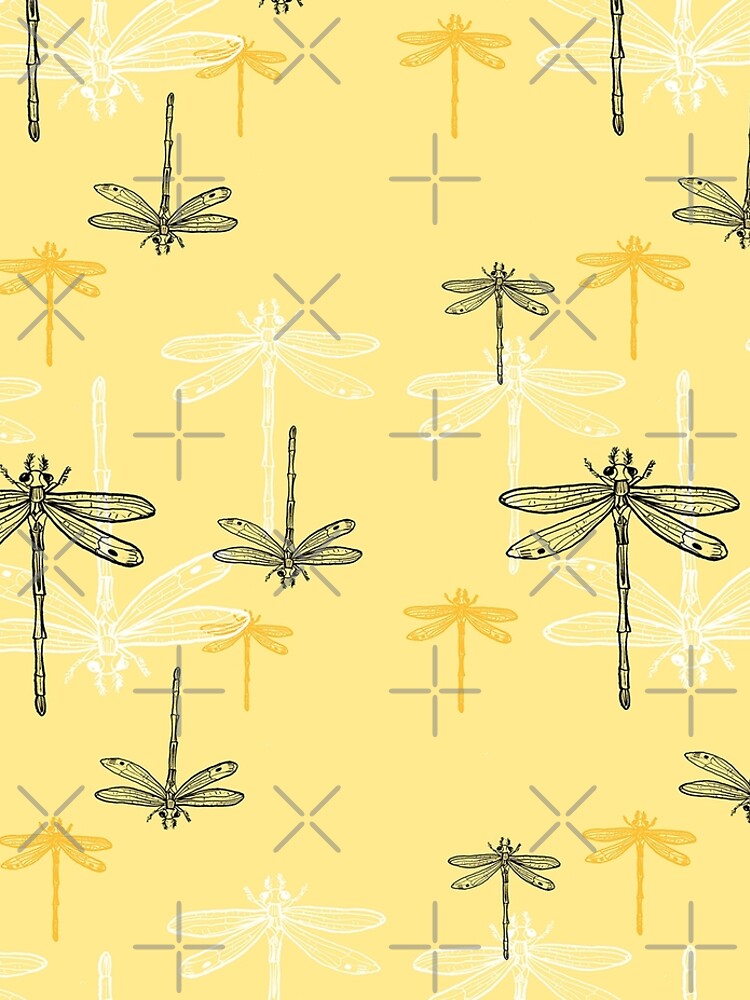 Dragonfly _ yellow theme by ebozzastudio