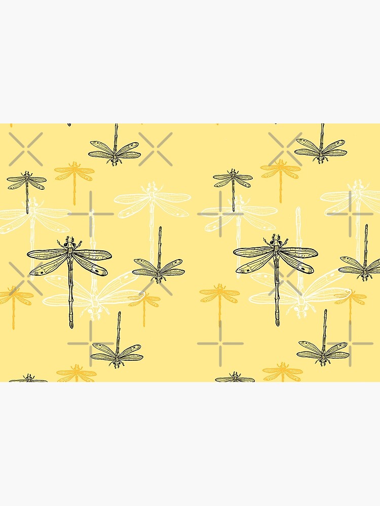 Dragonfly _ yellow theme by ebozzastudio