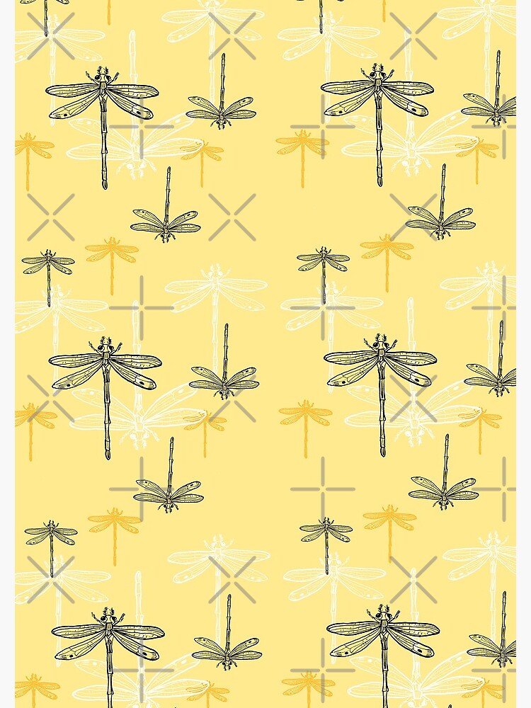 Dragonfly _ yellow theme by ebozzastudio