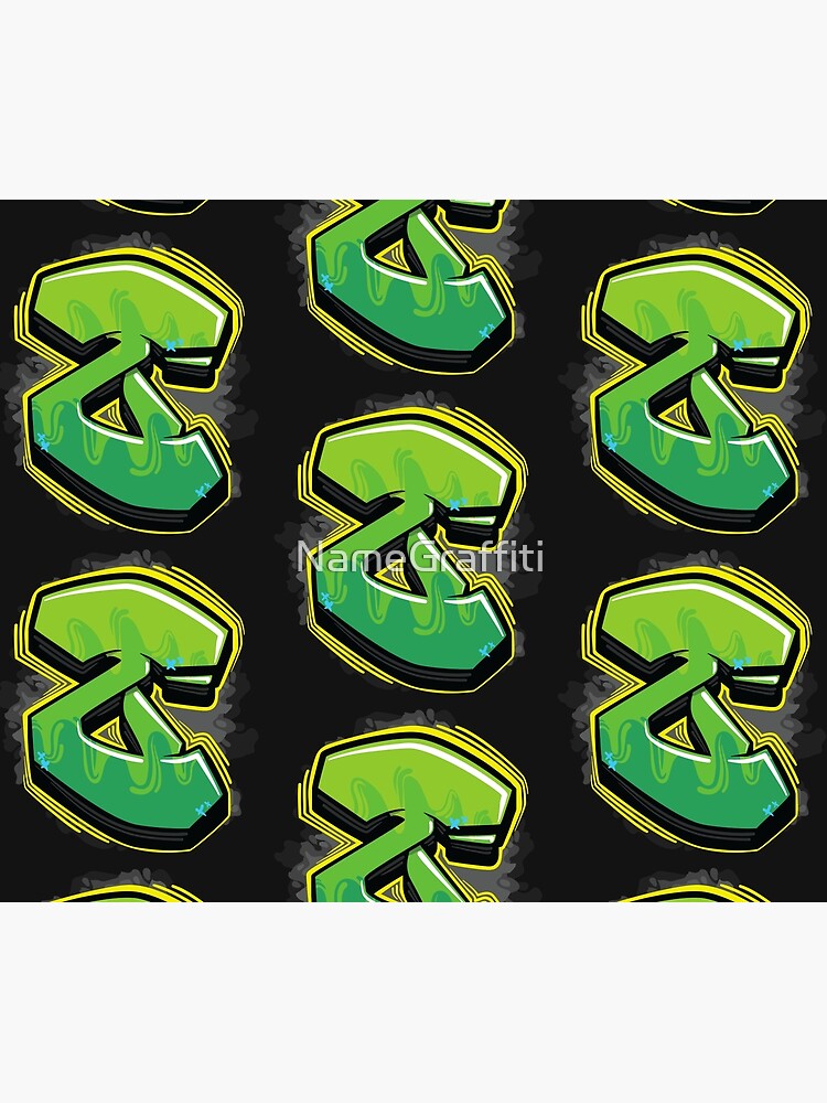 "Graffiti Letter Z" Comforter by NameGraffiti Redbubble