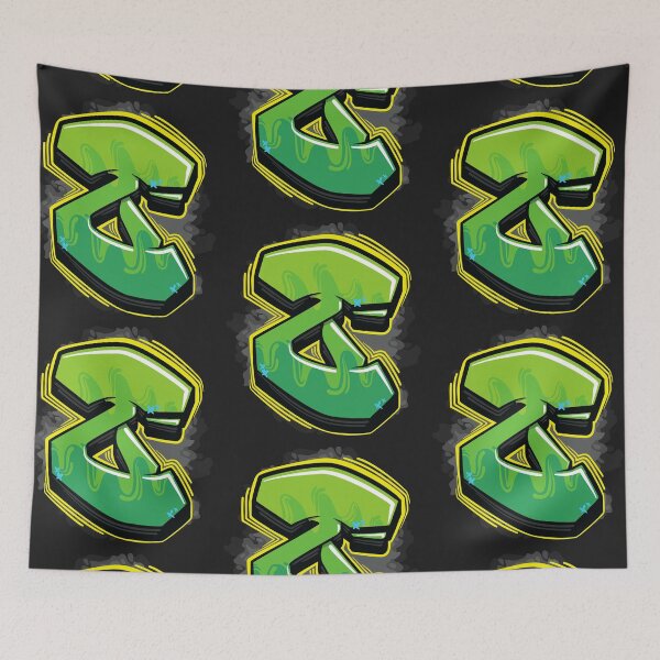 Item preview, Graffiti Letter Z designed and sold by NameGraffiti.