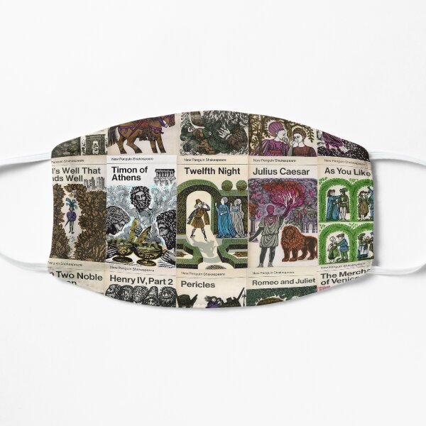 The Works Of Shakespeare Flat Mask