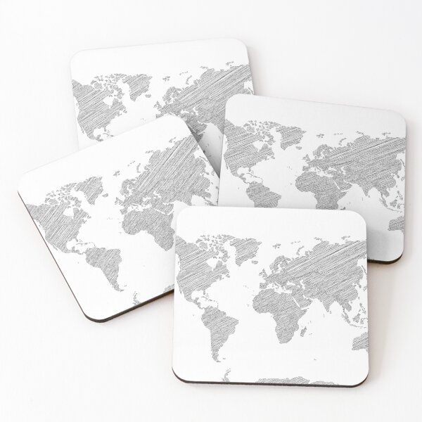 Item preview, Sketchy Map of the World designed and sold by JHMimaging.