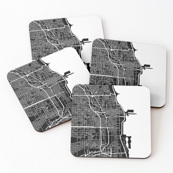 Item preview, Map of Chicago designed and sold by miketea.