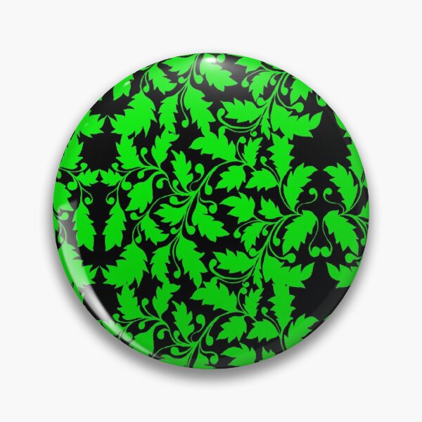 Item preview, GREEN FLORAL BANDANNA FACE MASK GIFT BLACK designed and sold by alaechamlal.