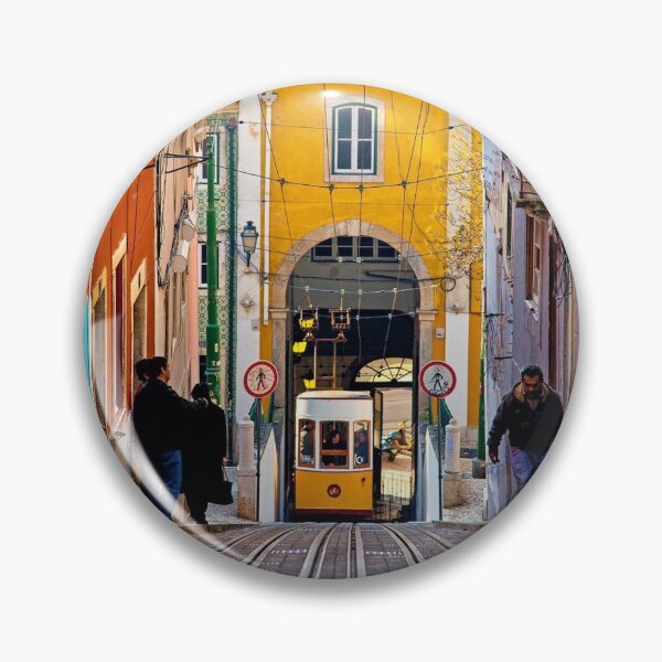 Item preview, Lisbon Portugal Tram train on the city streets designed and sold by MindChirp.