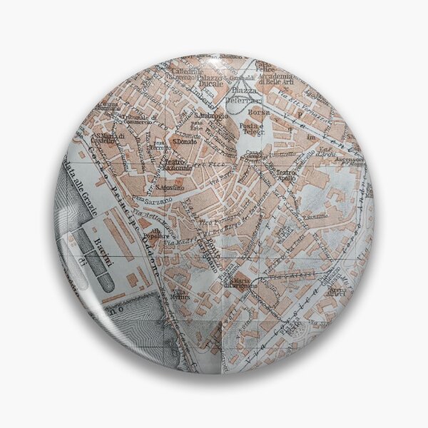 Item preview, Genoa, Italy map, 1800s Italian antique map, Genova Italia designed and sold by djrunnels.