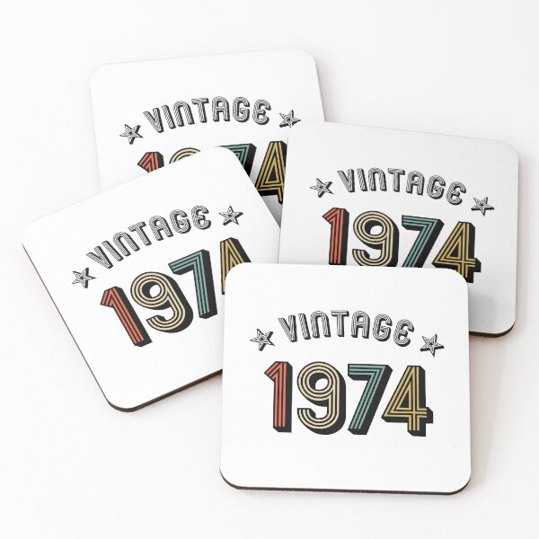 Item preview, 1974 vintage retro vintage year of birth birthday designed and sold by GeogDesigns.