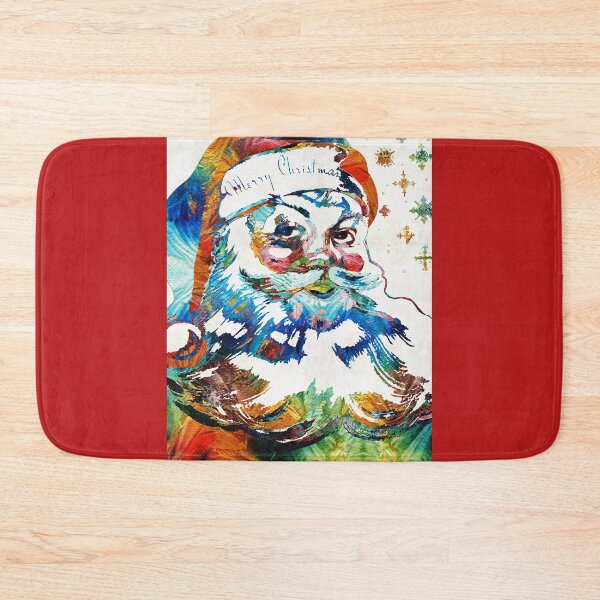 Item preview, Colorful Santa Art by Sharon Cummings designed and sold by Sharon Cummings Art.