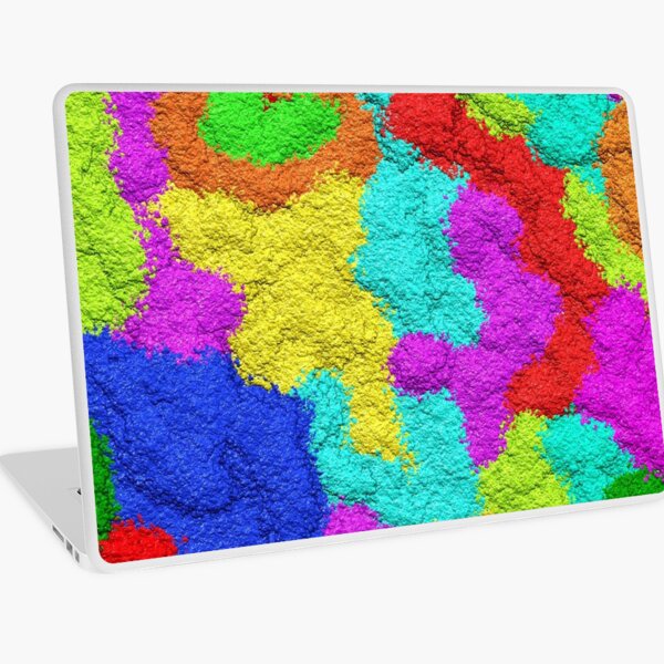 Psychedelic Glitter Pattern Laptop Skin