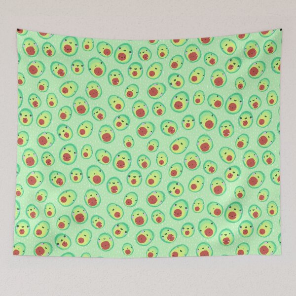 Item preview, Happy Little Avocado Pattern designed and sold by perdita00.