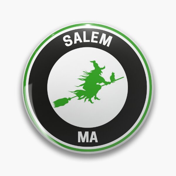 Item preview, Vintage Salem Massachusetts Witch designed and sold by fearcity.