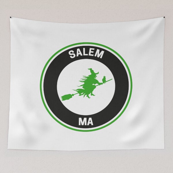Item preview, Vintage Salem Massachusetts Witch designed and sold by fearcity.
