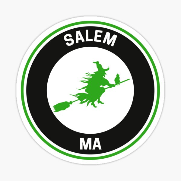 Item preview, Vintage Salem Massachusetts Witch designed and sold by fearcity.