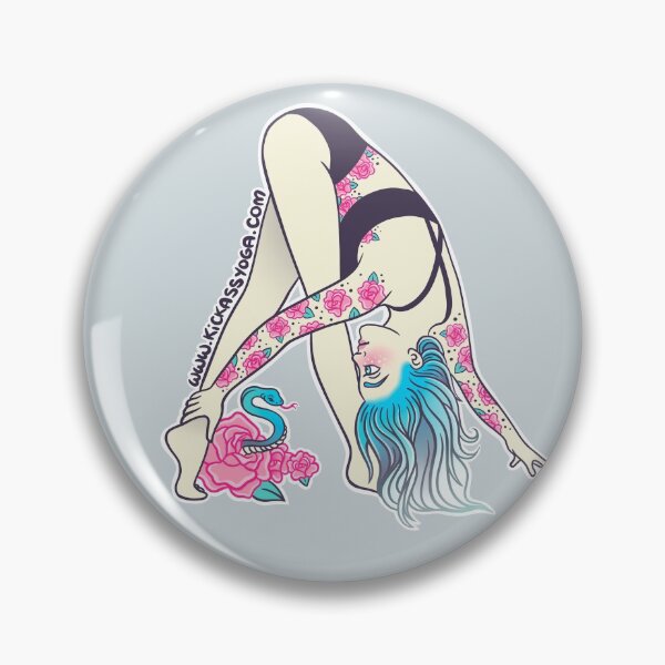 Item preview, Yoga girl designed and sold by kickassyoga.