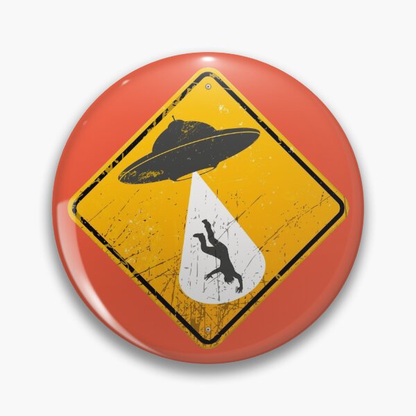 Item preview, Caution: Abduction Zone designed and sold by hickhopshop.