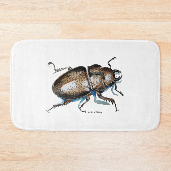 Item preview, Stag Beetle with color designed and sold by Lori Clough.
