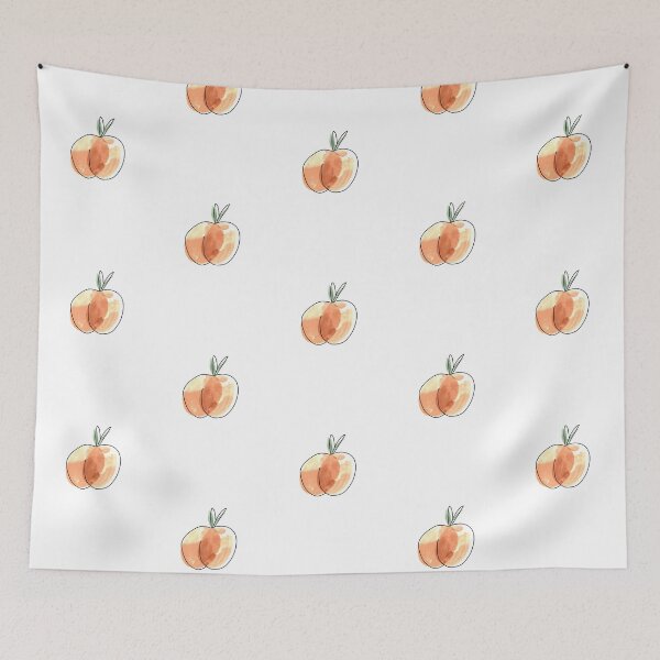 Item preview, Outlined peach designed and sold by Lucy Skillicorn.