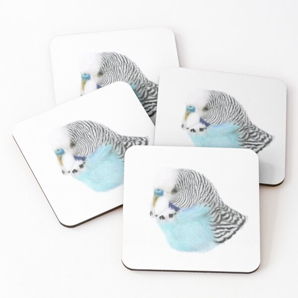 Item preview, Blue Budgerigar  designed and sold by Grey Heron Images.