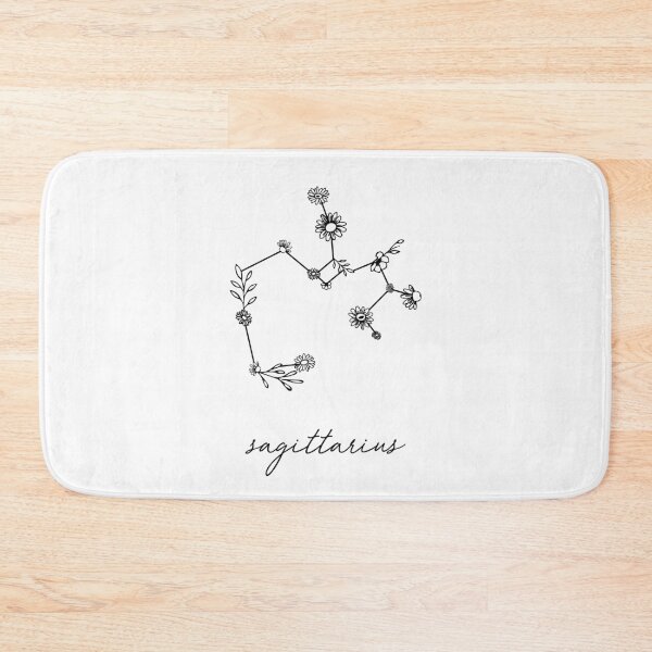 Item preview, Sagittarius Zodiac Wildflower Constellation designed and sold by aterkaderk.