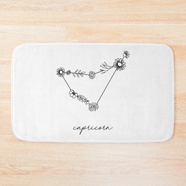 Item preview, Capricorn Zodiac Wildflower Constellation designed and sold by aterkaderk.