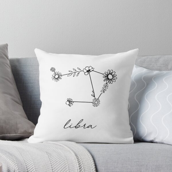 Item preview, Libra Zodiac Wildflower Constellation designed and sold by aterkaderk.
