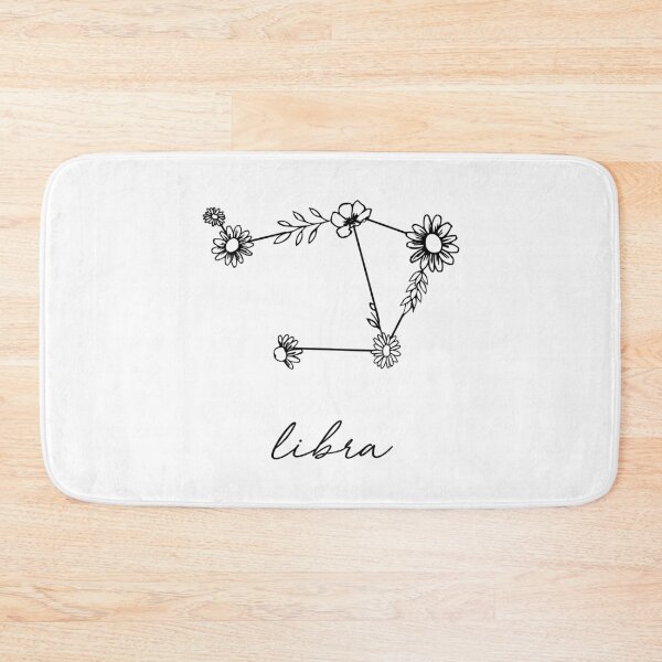 Item preview, Libra Zodiac Wildflower Constellation designed and sold by aterkaderk.