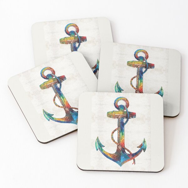 Item preview, Nautical Anchor Art - Anchors Aweigh - By Sharon Cummings  designed and sold by Sharon Cummings Art.