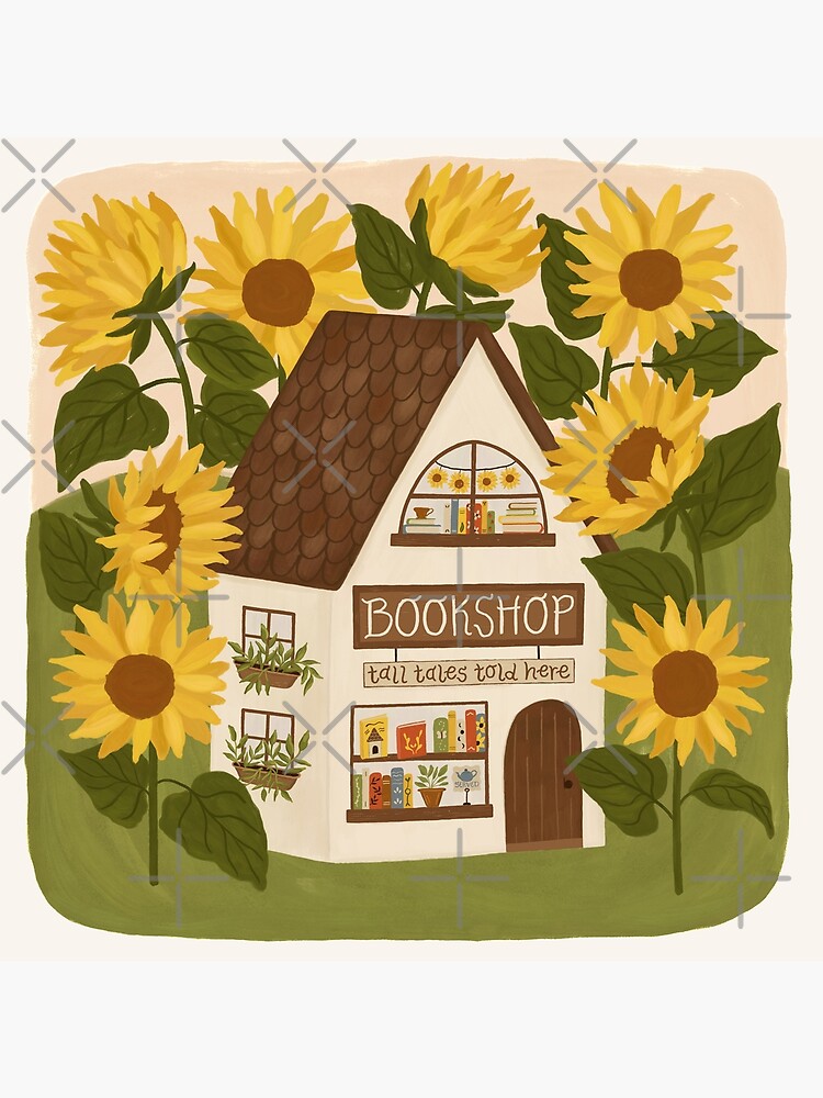 Sunflower Bookshop by ohjessmarie