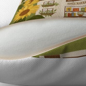 Alternate view of Sunflower Bookshop Floor Pillow