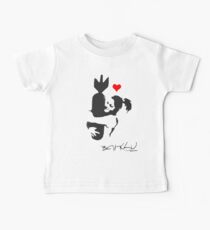 Banksy Hugger Red Baby Tee