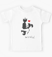 Banksy Hugger Red Kids Tee