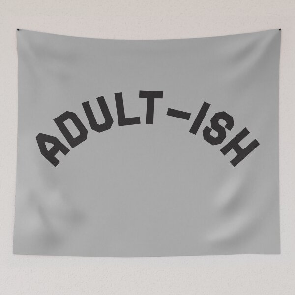 Item preview, Adult-ish Adulting Funny  designed and sold by thegoodwordsco.