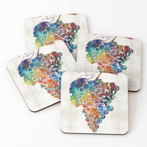 Item preview, Colorful Grapes Fruit Art by Sharon Cummings designed and sold by Sharon Cummings Art.