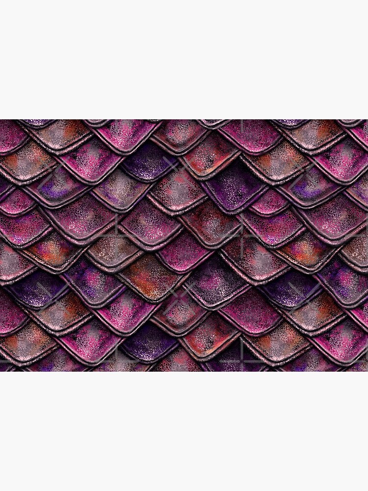 Fuchsia Pink Dragon Scales by 99stars