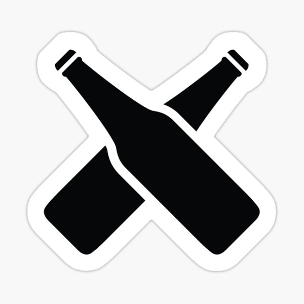 BeerXchange Bottle Logo - Small Sticker
