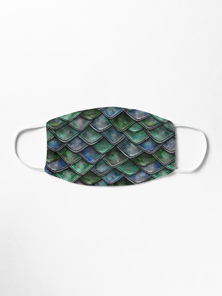 Alternate view of Emerald Dragon Scales Mask