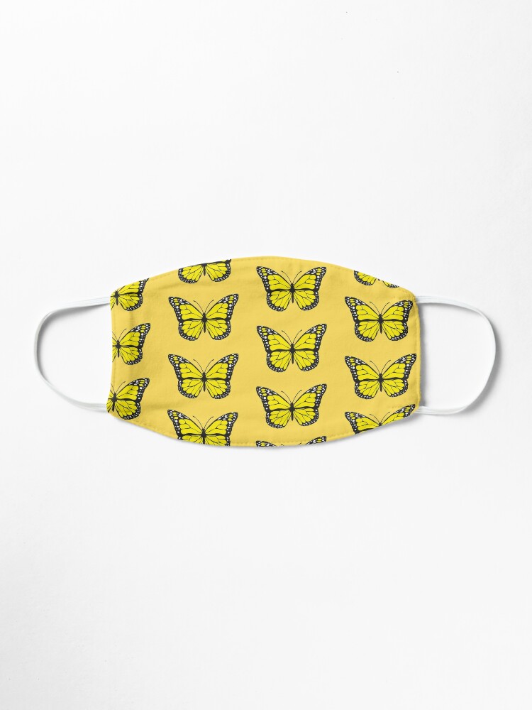 Download Yellow Butterfly Mask By Lyrjan45 Redbubble Yellowimages Mockups