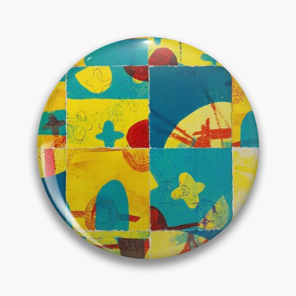 Item preview, Gel-Plate Print Quilt #1 designed and sold by Tamzin Smith.