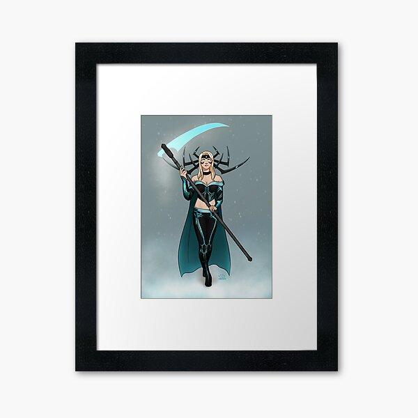 Hela Frost -MCOC Champion Mash Up Framed Art Print