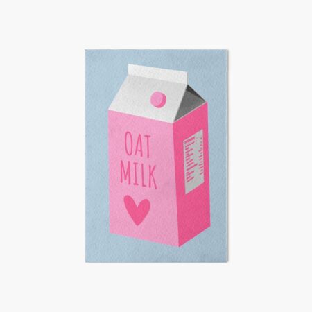 Oatmilk Art Board Print