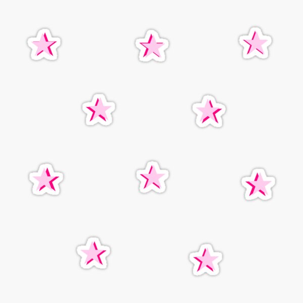 pink aesthetic star pack Sticker for Sale by adelaideb1