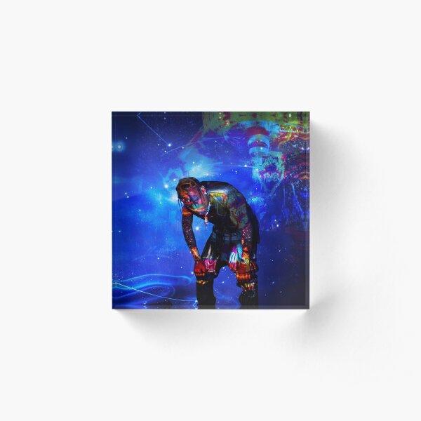 astroworld tour travis full 2020 susahpayah Acrylic Block