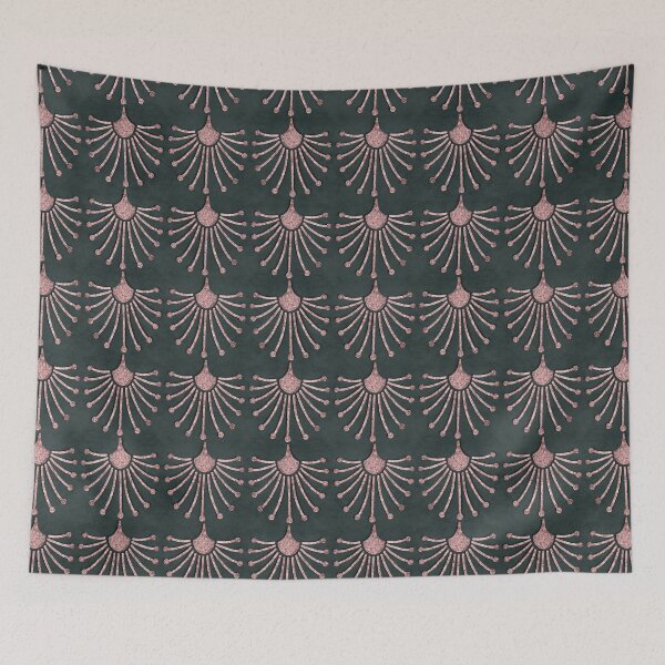 Item preview, Rose Gold Art Deco Pattern designed and sold by artsandsoul.