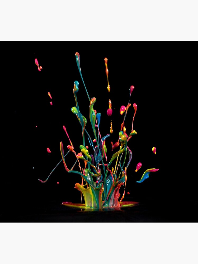 "rainbow paint splash art photography" Poster for Sale by Imnxthoney