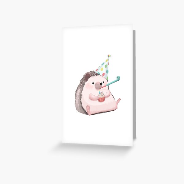 Item preview, Birthday Hedgehog designed and sold by Pameloo.