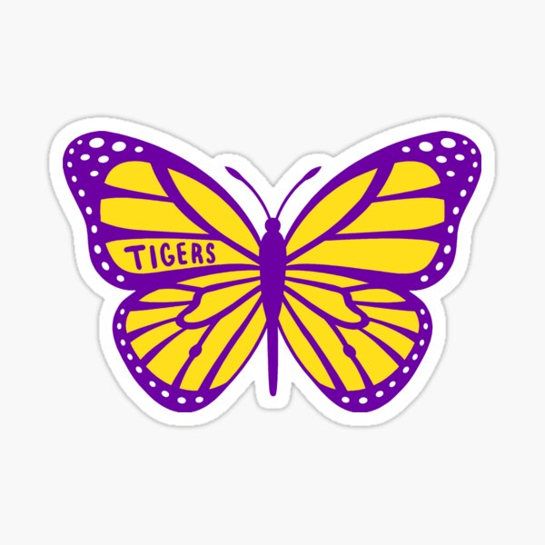 Item preview, Louisiana State Tigers Butterfly designed and sold by emroccs.