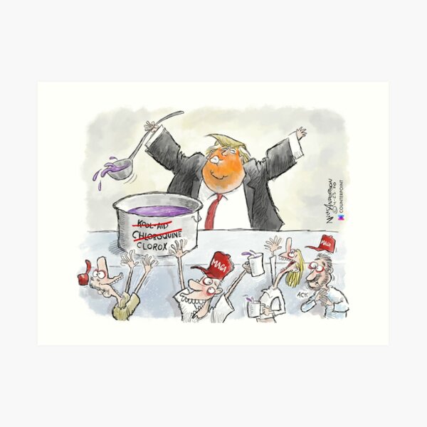 The Trump Cult Art Print