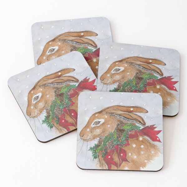 Item preview, Christmas Hare designed and sold by JacquesArt.